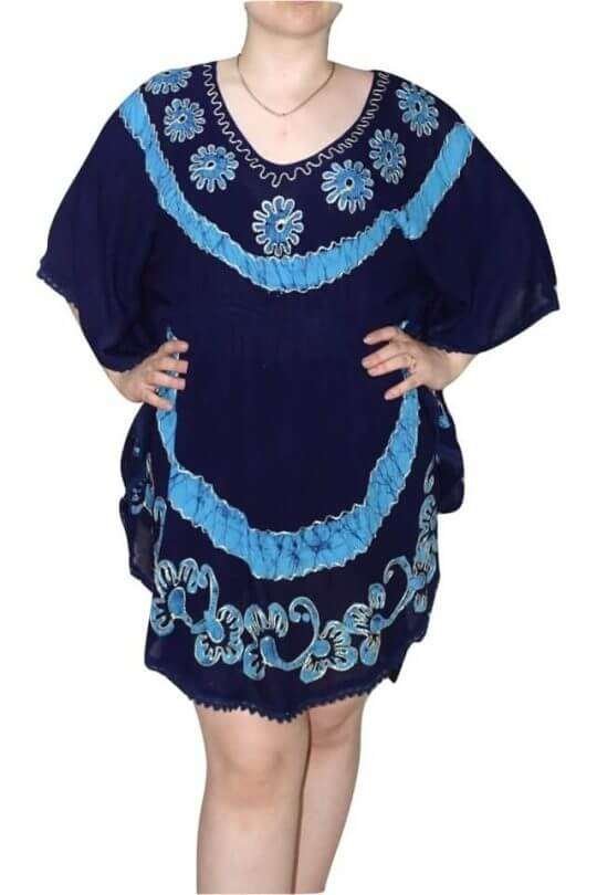 Nagy méretű poncsó Indiából gumis derék