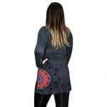 Tunika Fekete Szürke Mandalás