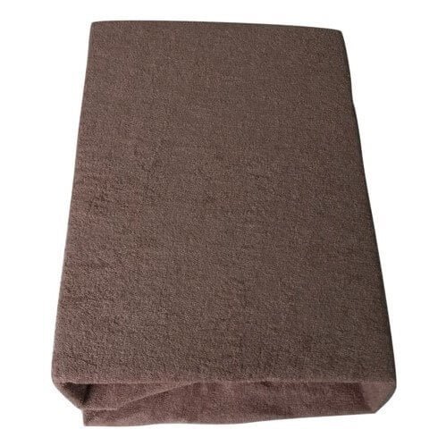 Gumis Lepedő Frottír Barna