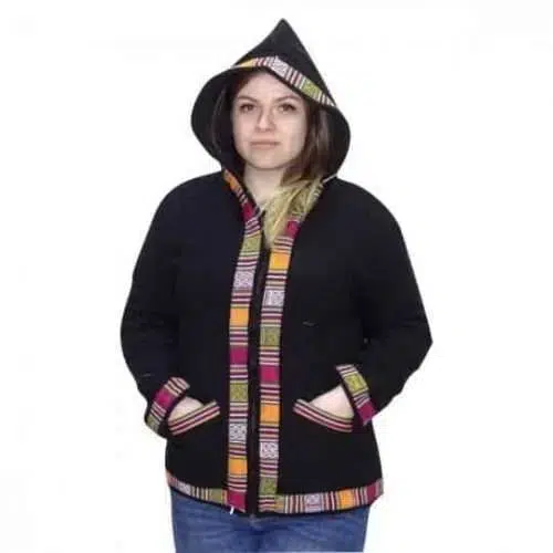 Kabát Gyapjú Sötét Színekben