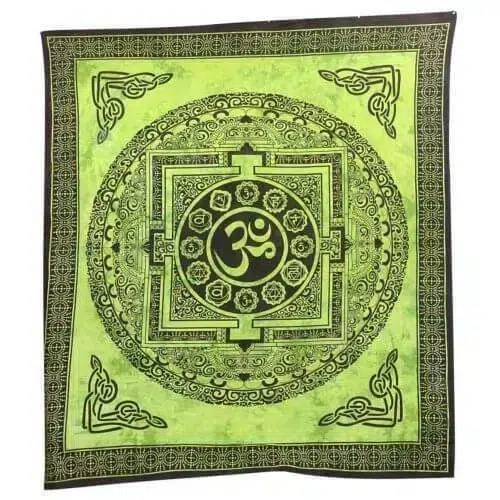 Falvédő Om Élénk Zöld