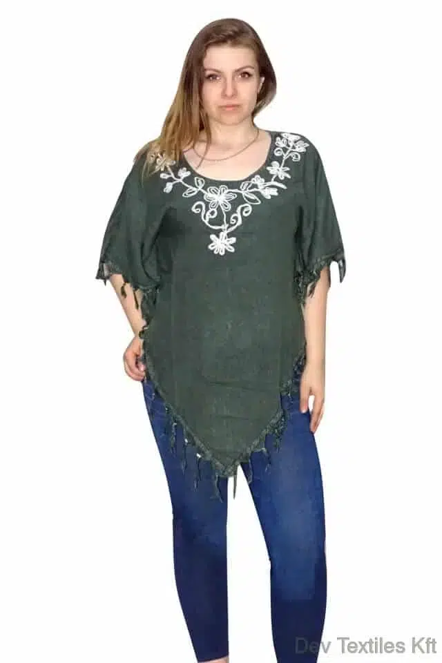 Poncsó Nyári Hímzett