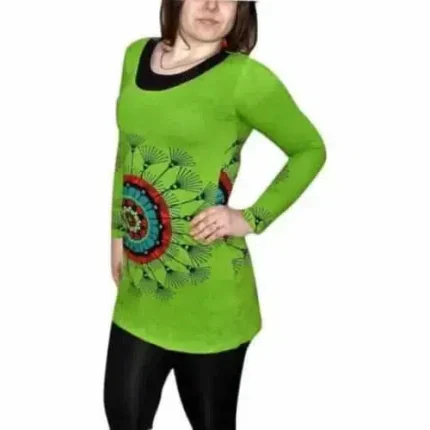 Tunika Zöld Mandalával