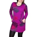 Tunika Lila Mandala Zsebes