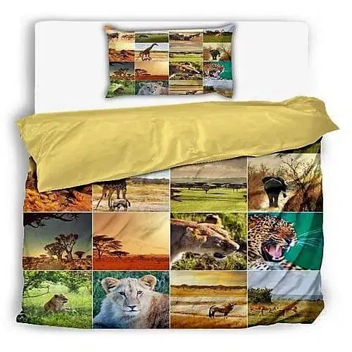 Ágyneműhuzat Vadállatos Négyzetek