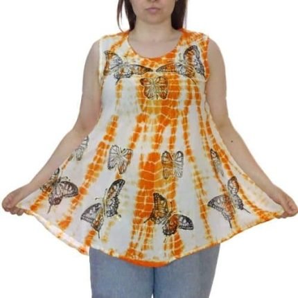 Nyári Tunika Pillangós Narancs