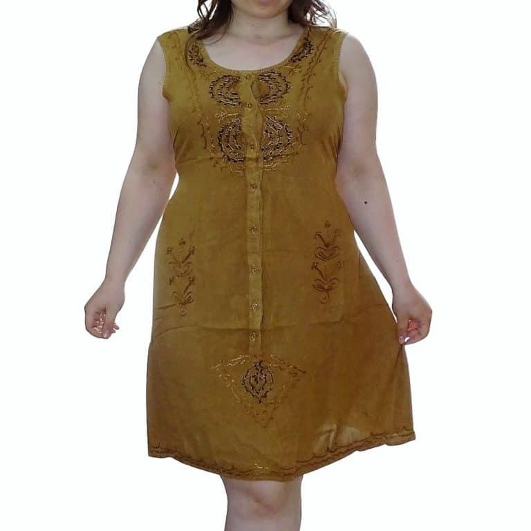 Barna Rövid Ruha Gombokkal