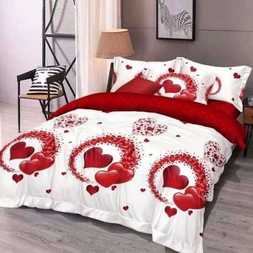 Szív Masnival Fehér Ágynemű