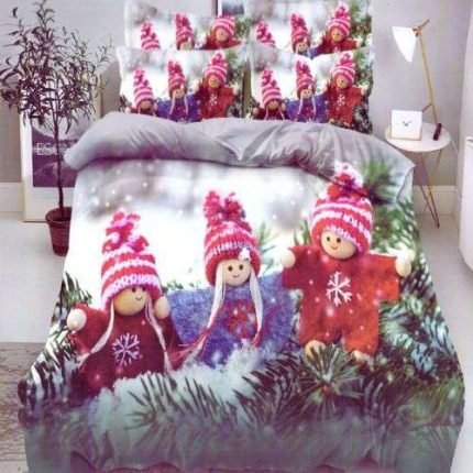 Fenyőágak Karácsonyi Manók Ágynemű