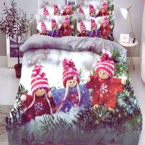 Fenyőágak Karácsonyi Manók Ágynemű