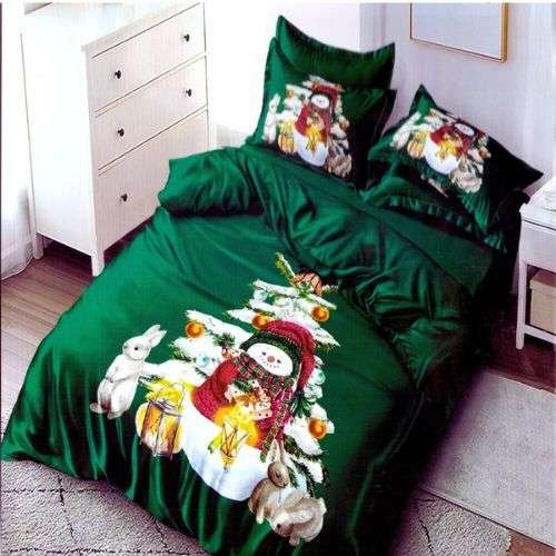Karácsonyi Ágyneműhuzat Zöld Színű