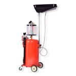 Pneumatikus Olajleeresztő és Olajszívó Narancssárga színű 80 literes Kerekes